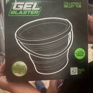 Collapsible Gellet Tub - Electric Green